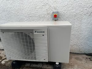 Dakin Heat Pump Installed Outside