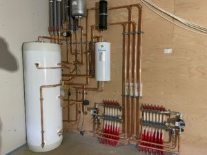 Heat pump installation (internal)